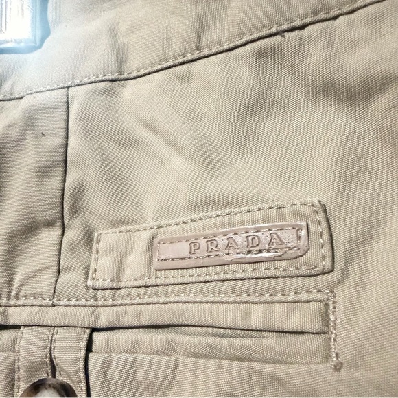 Prada Chino Shorts Khaki Men Size 54 - Picture 8 of 11